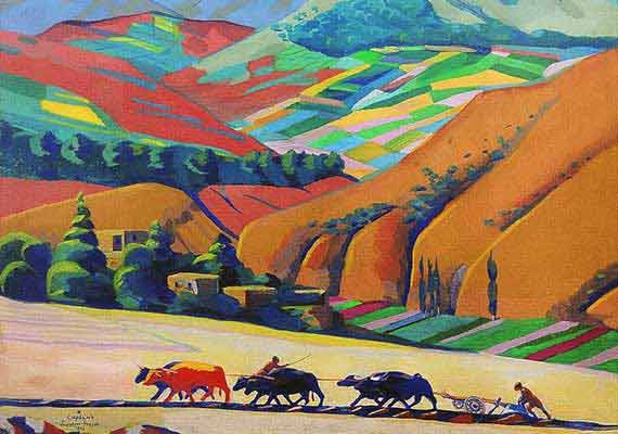  Oil on canvas, 1923